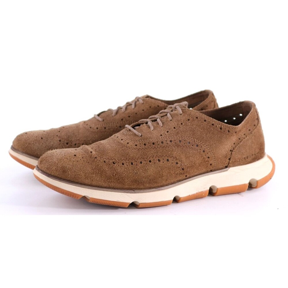 Cole Haan Zero 4 Zerogrand $160 Men's Wingtip Oxford Dress Shoes Sz 9.5 M C35533
